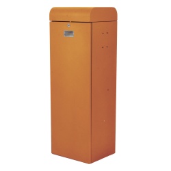 AccessPRO XBF-3002-LN Barrera vehicular izquierda / Soporta brazo de hasta 3 m / Apertura en 1.5 s / Final de carrera ajustable por programacion / Movimiento fluido / Diseno elegante color naranja
