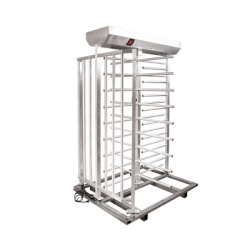 AccessPRO XT-100-L Torniquete Sencillo / Cuerpo Completo / 100% Acero Inoxidable / Diseno Elegante