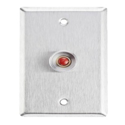 ALARM CONTROLS-ASSA ABLOY RP26 Boton de Panico con Placa en Acero Inoxidable/ N.O.