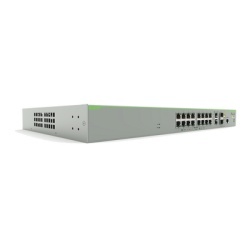 ALLIED TELESIS AT-FS980M-18PS-10 Switch PoE+ Administrable CentreCOM FS980M Capa 3 de 16 Puertos 10/100 Mbps + 2 puertos RJ45 Gigabit/SFP Combo 250W