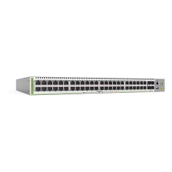 ALLIED TELESIS AT-GS980M/52PS-10 Switch PoE+ Administrable CentreCOM GS980M Capa 3 de 48 puertos 10/100/1000Mbps + 4 SFP Gigabit 740 W