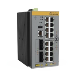 ALLIED TELESIS AT-IE340-20GP-980 Switch Industrial Capa 3 16x 10/100/1000T PoE+ 4x 100/1000X SFP (TAA compliant)