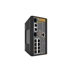 ALLIED TELESIS AT-IS230-10GP Switch Industrial PoE+ administrable de 8 Puertos 10/100/1000 Mbps + 2 puertos SFP Combo 120 W