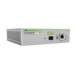 ALLIED TELESIS AT-PC2000/SP-960 Convertidor de medios Gigabit Ethernet PoE+ a fibra optica con puerto SFP Gigabit la distancia y tipo de fibra optica depende del transceptor