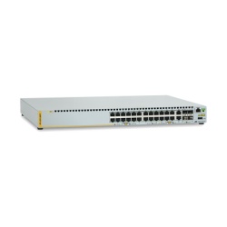 ALLIED TELESIS AT-X310-26FP-10 Switch de Acceso PoE+ Stackeable Capa 3 24 Puertos 10/100 Mbps + 2 SFP/RJ45 Combo + 2 Puertos Stacking 370 W