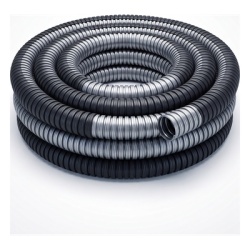 ANCLO ANCCOT21210 Tubo Flexible Liquidtight 2 1/2" (63 mm) / Acero Galvanizado + Forro PVC / Rollo 10 m (32.8 ft) / NEMA 4 / IP65