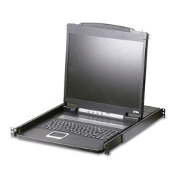 ATEN CL1000N Consola LCD KVM / 19 pulgadas / Resolucion 1920x1200 / Montaje rack 1U / Rotacion 120Â° / PS/2 y USB