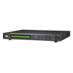 ATEN VM5404HA Switch De Matriz Hdmi | 4x4 | Con Escalador | Compatible Con Videowall | Seamless Switch? | IR | RS-232 | Ethernet | Salida de Audio