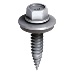 BASEL M00111 Tornillo Autoperforante EJOFAST / Acero Inoxidable A2 con Punta Endurecida / Arandela de Sellado de Acero Inoxidable / Aplicacion Antideslizante / Para Instalaciones Fotovoltaicas