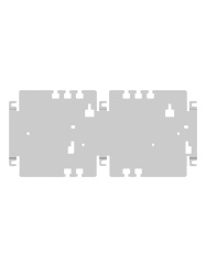 BOSCH RBM1460010 BOSCH F_HMP0003A - Placa para Bastidor de Montaje / Acero / 282 x 130 x 7.50 mm