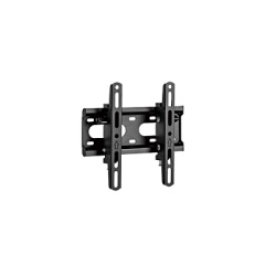 BRATECK KL31-22T Soporte de Pared con Inclinacion para monitores hasta 43"|Compatible VESA 75x75 a 200x200 | Capacidad de Carga 45 kg | Separacion de la pared 53 mm | Fabricado en acero | Color Negro