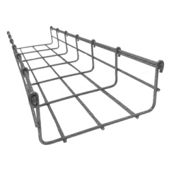 CHAROFIL CH-54-150BM Charola Bimetalica Tipo Malla 54/150 mm Ideal Para Utilizarse al Exterior o Zonas Humedas Hasta 129 Cables Cat6 Tramo de 3 Metros