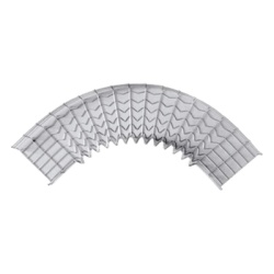 CHAROFIL CH-C90-54/50EZ Curva Pre-Fabricada Horizontal de 90Â° con medidas de 54 mm de Peralte y 50 mm Ancho (54/50 mm)