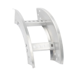 CHAROFIL CH-VE-908R8X6AK Curva Vertical Exterior de Aluminio de 90Â° Perfil Z / Peralte 3 1/4" / Ancho 6" / Radio 8" / Incluye Tornilleria