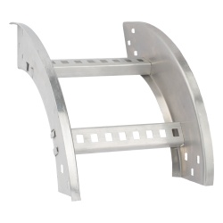 CHAROFIL CHVE908R8X12AK Curva Vertical Exterior de Aluminio de 90° Perfil Z / Peralte 3 1/4" / Ancho 12" / Radio 8" / Incluye Tornilleria (CHVE90EZ314R8X12AK)