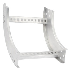 CHAROFIL CHVI908R8X12AK Curva Vertical Interior de Aluminio de 90° Perfil Z / Peralte 3 1/4" / Ancho 12" / Radio 8" / Incluye Tornilleria (CHVI90EZ314R8X12AK)