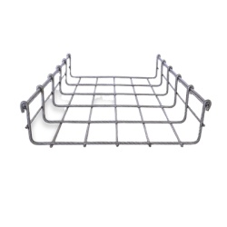 CHAROFIL MG-50-934BM Charola Bimetalica Tipo Malla 66/250 mm Ideal Para Utilizarse al Exterior o Zonas Humedas Hasta 263 Cables Cat6 Tramo de 3 Metros