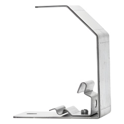 CHAROFIL MG-64-161EZ Estribo de suspension suspende charolas de 50 y 100 mm de ancho acabado Electro Zinc