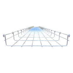 CHAROFIL ML-54-300EZ Charola Tipo Malla Linea MallaFilsÂ® 300x54 mm para hasta 232 Cables Cat6 / Uso Interior con Acabado EZ / Tramo 3 m