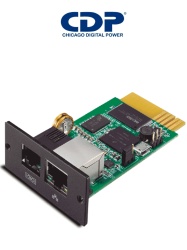 CHICAGO DIGITAL POWER CDP084041 CDP UPOSNMP-TX-WEB PRO CARD / Tarjeta de monitoreo / Para equipos UPO11-1 2 3 / UPO11-1 2 3 AX / UPO22-6 10 15 AX / UPO22-6 10 RT AX / UPO33-HM3AX