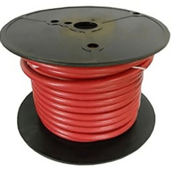 COBRA WIRE & CABLE A2004T-01-100 Cable para Bateria Marina Cobra 4 AWG / 100 Pies / Cubierta PVC Retardante de Llama / Cobre Estanado Clase K / 600V / Temperatura 105Â°C Seco y 75Â°C Humedo / Cumple U