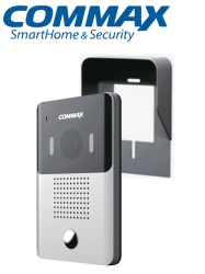 COMMAX cmx2390014 COMMAX DRC4YP - Frente de calle para videoportero compatible con monitores Commax uso en interior y exterior/ Soporta 2 monitores/ Salida de relay para funcion de apertura de puert