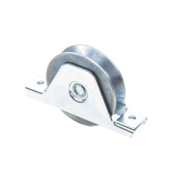 COMUNELLO 1151-4540-001 336V - Rueda de 10 cm / Capacidad Para Puertas de Hasta 380 kg / Canal Tipo "V"