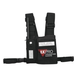 CPP-TXP Pechera Táctica / Soporte Universal para Radio / Cinta Adherente de Seguridad / Sujeción para Bolígrafo / Uso en Exteriores