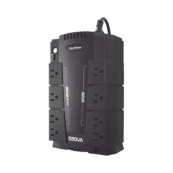 CYBERPOWER CP550SLG UPS de 550 VA/330 W Topologia Standby Entrada 120 Vca NEMA 5-15P Tipo Gabinete Compacto Con 8 Tomas NEMA 5-15R