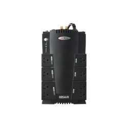 CYBERPOWER CP685AVR UPS de 685 VA/390 W Topologia Linea Interactiva Entrada 120 Vca NEMA 5-15P Tipo Gabinete Compacto Con 8 Tomas NEMA 5-15R