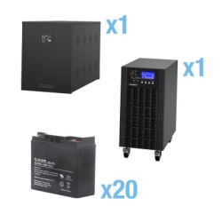 CYBERPOWER HSTP3T10K100P-5MIN UPS Trifasico de 10 kVA/10 kW Topologia Online Doble Conversion Voltaje de 208/220 Vca de L-L Respaldo de 5 Minutos al 100% de Carga Incluye Modulo y Banco de Baterias