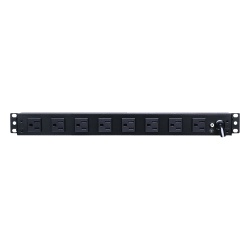 CYBERPOWER PDU15B2F8R PDU Basico Para Distribucion de Energia Con 8 Tomas NEMA 5-15R Traseras y 2 Tomas 5-15R Frontales 1UR 15 Amp 120 Vca