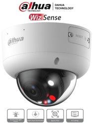 DAHUA DHT0040077 DAHUA IPC-HDBW3849R1P-ZAS-PV - Camara IP Domo de 8 MP con iluminadores duales hasta 40 m tecnologia TiOC y WizSense lente motorizado de 2.7-13.5 mm audio bidireccional 1 entrada/