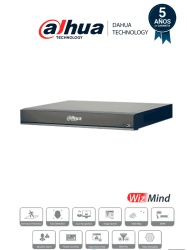 DAHUA DHT0200007 DAHUA DHI-NVR5216-16P-I/L - NVR de 16 Canales 4k/ WizMind/ 16 Puertos PoE/ H.265/ 4 Canales de Reconocimiento Facial/ 20 Bases de Datos de Rostros/ 2 Bahias de Discos Duros/ Rendimie