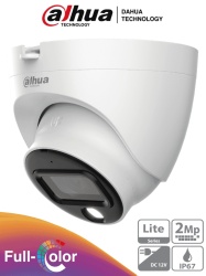 DAHUA DHT0300074 DAHUA DH-HAC-HDW1209TLQN-A-LED-0280B-S3 -Camara Domo Full Color de 2 MP con lente de 2.8mm y angulo de 103 Microfono integrado iluminacion de 30 m tecnologia Starlight y DWDR. Resis