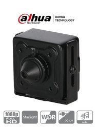 DAHUA DHT0310001 DAHUA HAC-HUM3201B-P - Camara HDCVI Pinhole 1080p/2 Megapixeles/ Lente de 2.8 MM/ 103 Grados de Apertura/ 1 Entrada de Audio/ WDR/ BLC/ HLC/ Starlight