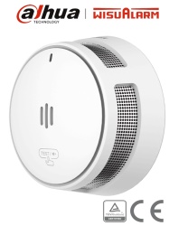DAHUA DHT1440004 DAHUA WISUALARM DHI-HY-SA40A - Detector de Humo Standalone (Autonomo) Sensor Fotoelectrico Sonido de Alarma de 85dB Bateria Sellada de hasta 10 anos Alarma Visual y Audible Certi