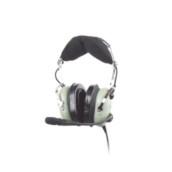 DAVID CLARK H10-13H Auriculares con atenuacion de ruido pasivo para radios aereos en helicopteros