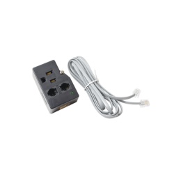 DITEK DTK1FF Protector Plug 120 V / 15 A / 40 000 A / Telco RJ11 / LED Diagnostico y Tornillo Fijacion