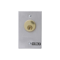 DKS DOORKING 1206-080 Interruptor con llave con cilindro Mortise para interior