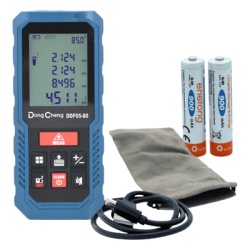 DONG CHENG DDF05-80 Distanciometro Laser Medidor Digital de Distancias de hasta 80 metros.
