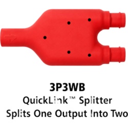 ECCO 3P3WB Divisor de Salida Vehicular / Plug-and-Play / Conector QuickLink ¼ / Resistente al Agua / 55 lb Tensión / Control Múltiples Luces