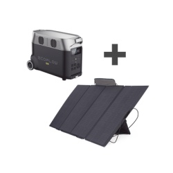 ECOFLOW DLTPRO-KIT Kit de Estacion de Energia Portatil 3600Wh + Panel Solar Flexible 400W