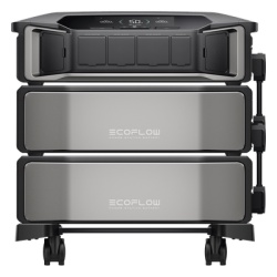ECOFLOW EFDPU2BP Estacion de Energia Delta Pro Ultra 7.2kW para Respaldo Residencial Incluye 2 Baterias de Litio LFP 6kWh (12kWh Totales) Sincronizacion para Mayor Potencia Carga Solar Hasta 4000W Cap