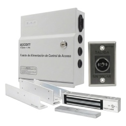ENFORCER SECOLARM E941600/KIT12V Kit para Control de Acceso Incluye Fuente de 12VCD / Soporta Bateria de Respaldo/ Chapa Magnetica de 600Lbs / Montajes L y Z / Boton de salida / Certificacion UL y ETL