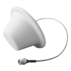 EPCOM CR-OCA0727S-3 Antena Domo Omnidireccional 698 ~ 960 MHz / 1710 ~ 2700 MHz 1.5 dBi / 5 dBi con conector N hembra.