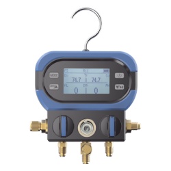 EPCOM DM-AA Manifold Digital DMAA 2 Valvulas / Sensor Digital Alta Precision / Pantalla LCD Retroiluminada / Rango -14 a 800 psi (55 bar) / Compatibilidad Multiples Refrigerantes / Diseno Anti-Caidas
