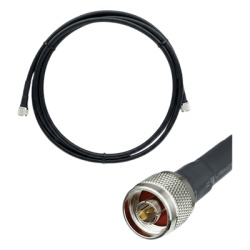 EPCOM EP-JC405-NN3 Jumper Coaxial con Cable Epcom405 | Conector N Macho en los Extremos | 60 Centimetros (23.62 Pulgadas) de Longitud.