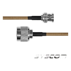 EPCOM INDUSTRIAL SBNC142KN60 Jumper con Cable LP142 de 60 cm (23.62 Pulgadas) con Conectores BNC Macho a N Macho.
