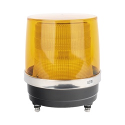 EPCOM INDUSTRIAL SIGNALING X135A Burbuja Brillante de Larga Vida Util Con 150 LEDs Color Ambar Domo Ambar 110 Vca